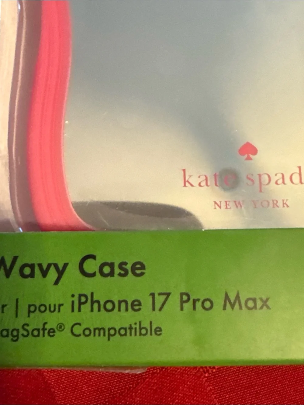 kate spade Wavy Case for iPhone 17 Pro Max - Pink